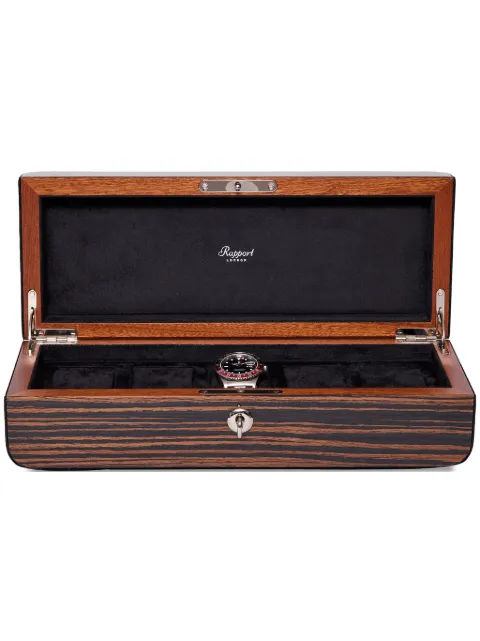 Rapport Mayfair wood watch box Brown L276