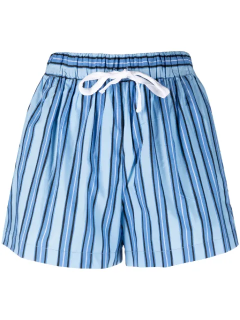 Faithfull Akaia striped shorts Blue FF2773AKB