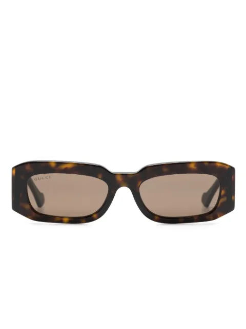 Gucci Eyewear rectangle-frame sunglasses Brown 755265J0740