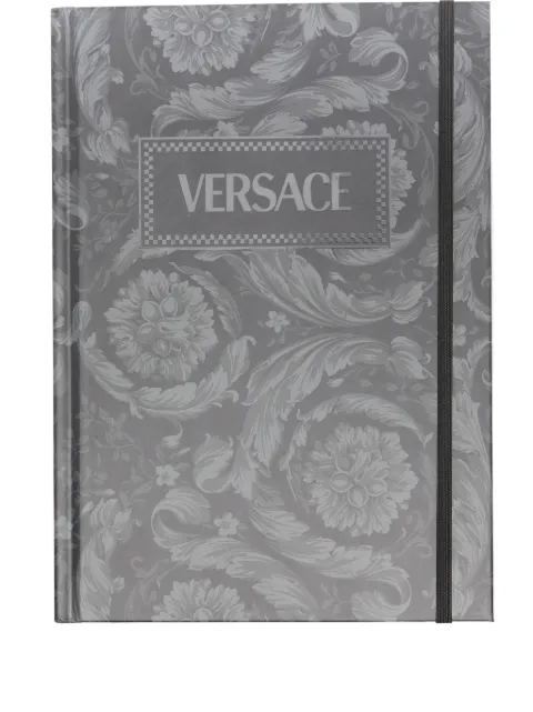 Versace x Paper on the Rocks Barocco notebook Black 10076271A08851