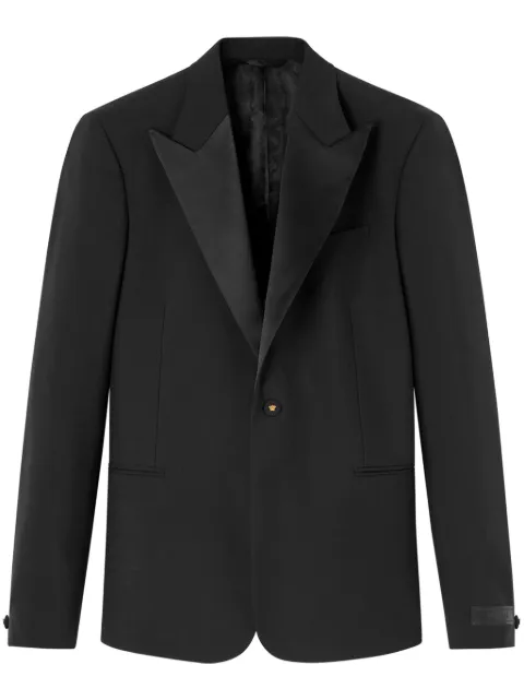 Versace wool-mohair blazer Black 10132761A09805