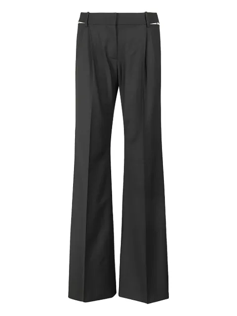Anna October tailored flared trousers Black PF2349