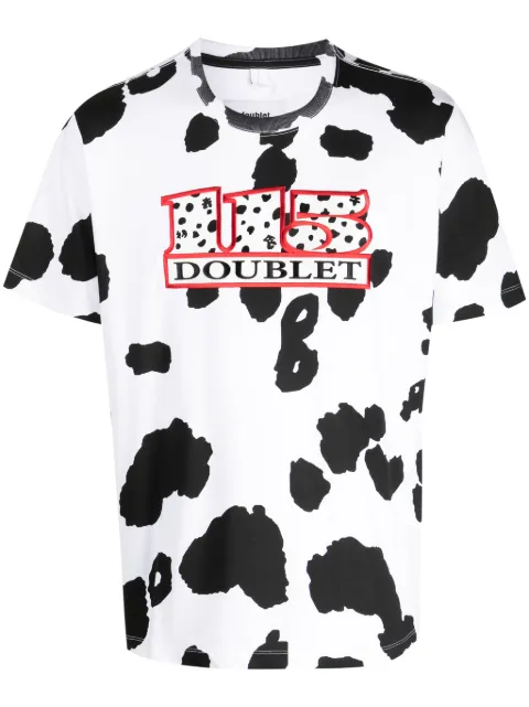 Doublet x Onefifteen cotton T-shirt White 23AW67OF01