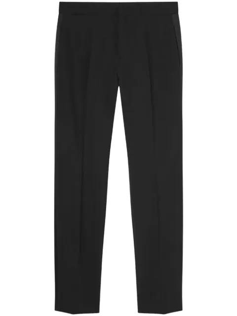 Versace wool-mohair formal pants Black 10139261A09805