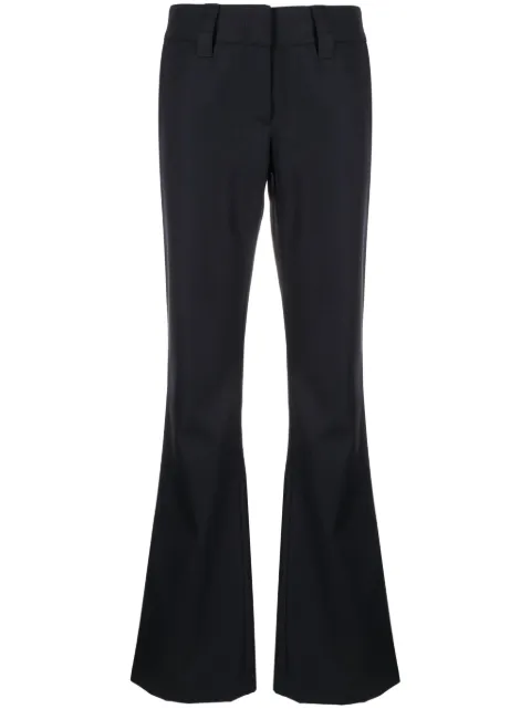 Palm Angels low-rise flared trousers Blue PWCA119F23FAB0014610