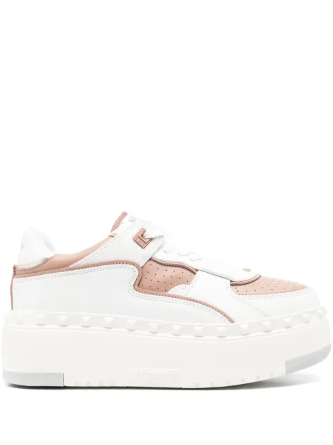 Valentino Garavani Freedots XL leather sneakers Neutrals WS0IG5FXC