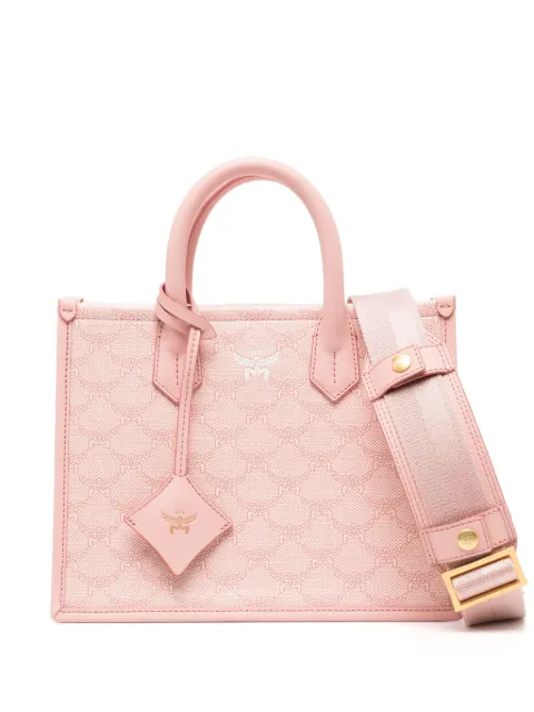 MCM small Himmel Lauretos tote bag Pink MWTESAC01