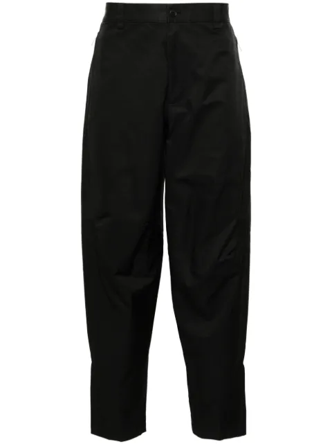 Lanvin tapered-cut biker trousers Black RMTR00055883P24