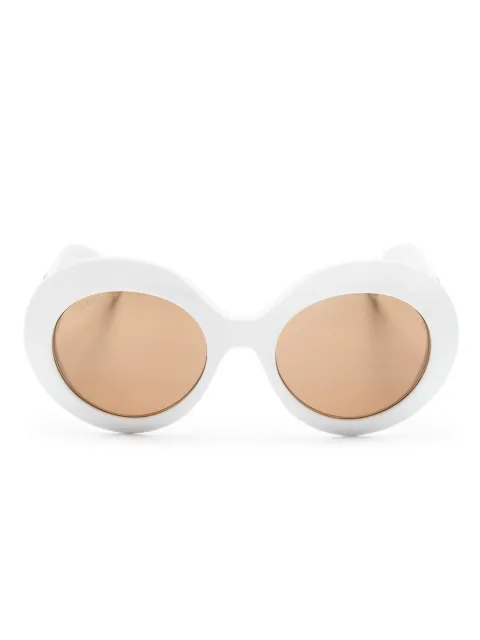 Gucci Eyewear Interlocking-G oversize-frame sunglasses White GG1647S003