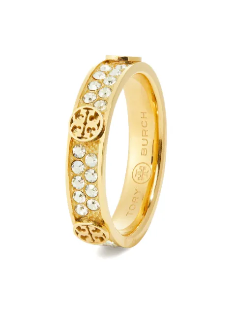 Tory Burch Miller rhinestone ring Gold 153689