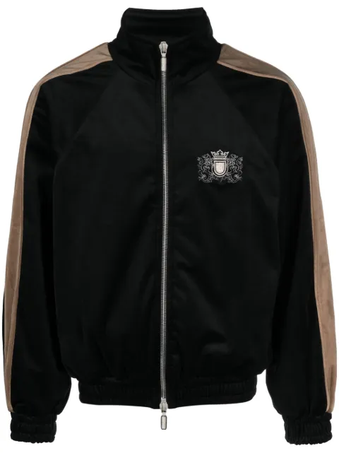 RHUDE Sky Lounge velvet track jacket Black RHPF23JA15083679
