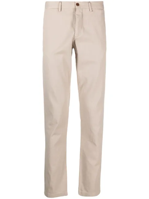 Hackett London slim-leg cotton chinos Brown HM212349R