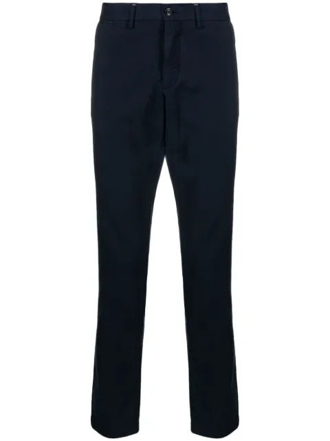 Hackett London slim-cut cotton chino trousers Blue HM212349R
