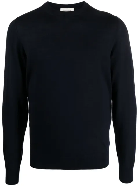 Piacenza Cashmere crew-neck wool jumper Blue 7035606