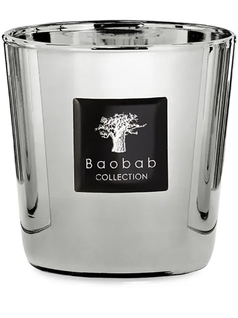 Baobab Collection mini Les Exclusives Platinum scented candle Silver MAX08PLA