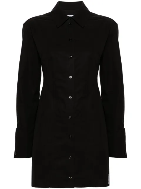 Alexander Wang boned shirt minidress Black 1WC2246653001