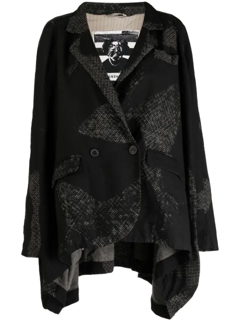 Rundholz asymmetric double-breasted jacket Black 1161106LT