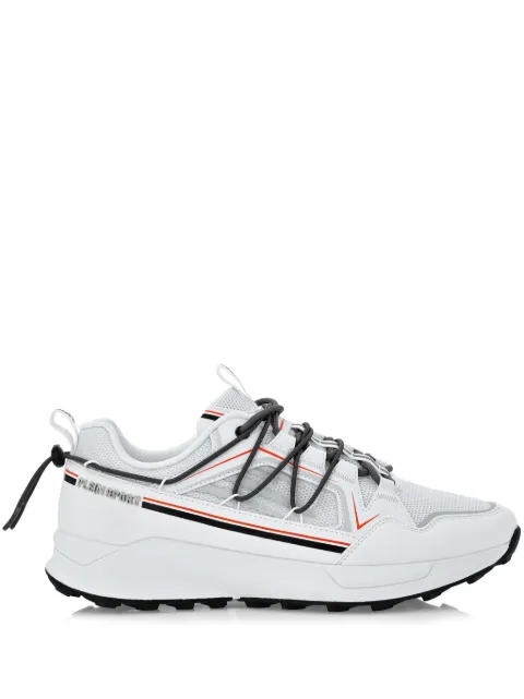 Plein Sport toggle-fastening panelled sneakers White UADSUSC0607STE003N