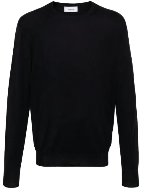 Lardini crew-neck long-sleeve jumper Blue ITLMML311IT61032