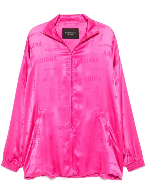 Balenciaga logo-jacquard sweatshirt Pink 773534TPN03