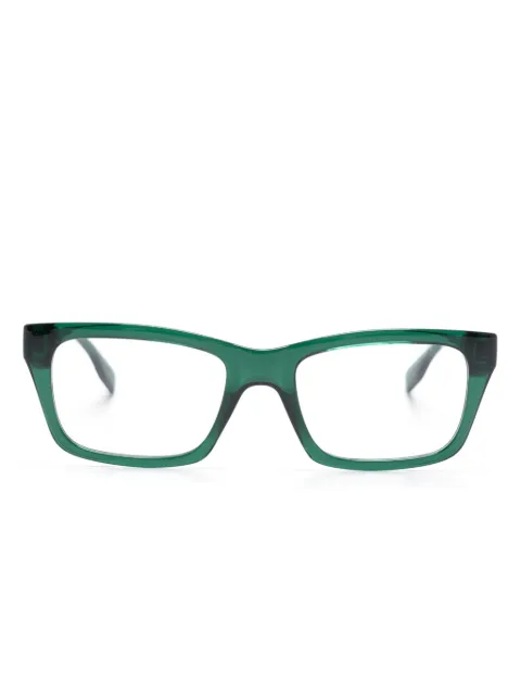 Karl Lagerfeld rectangle-frame logo glasses Green KL6138