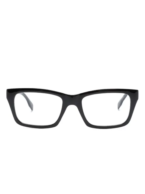 Karl Lagerfeld logo-print rectangle-frame glasses Black KL6138