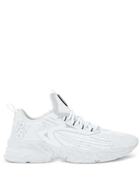 Plein Sport Lo-Top logo-print sneakers White SADSUSC0612STE003N