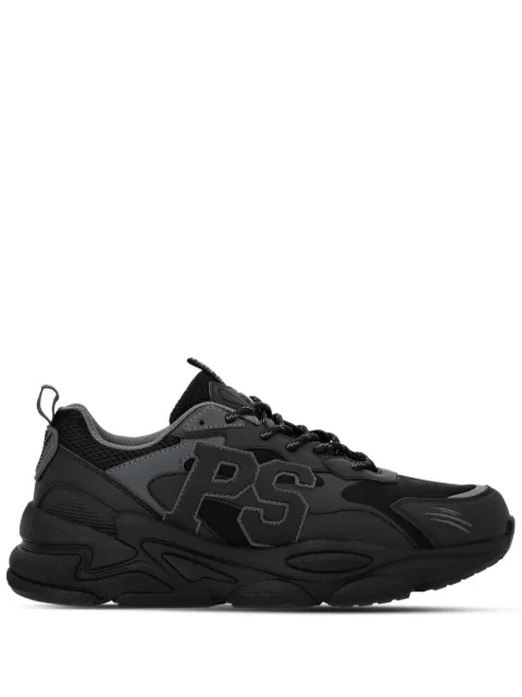 Plein Sport Lo-Top logo-patch sneakers Black SADSUSC0611STE003N