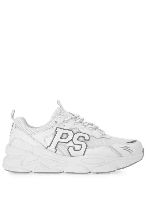 Plein Sport Lo-Top logo-patch sneakers White SADSUSC0611STE003N