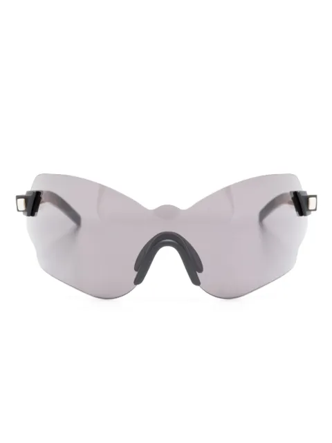 Kuboraum E51 mask-frame sunglasses Brown E51