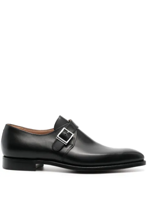 Crockett & Jones Monkton leather monk shoes Black 25118AC01L1