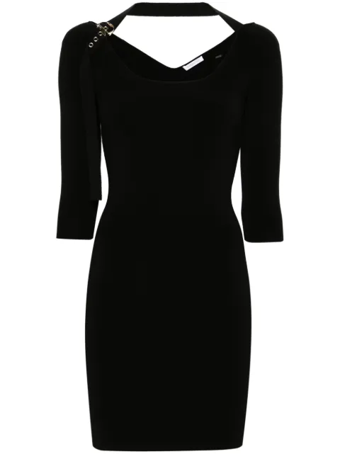Patrizia Pepe bodycon knitted minidress Black 8A1244K164
