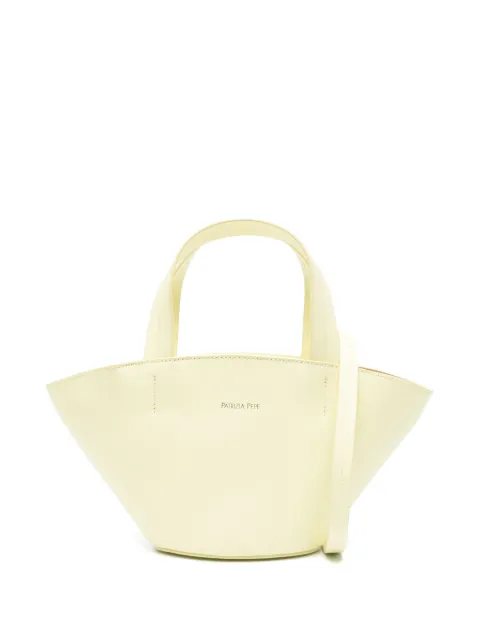 Patrizia Pepe small Minimal City tote bag Yellow 8B0175L095