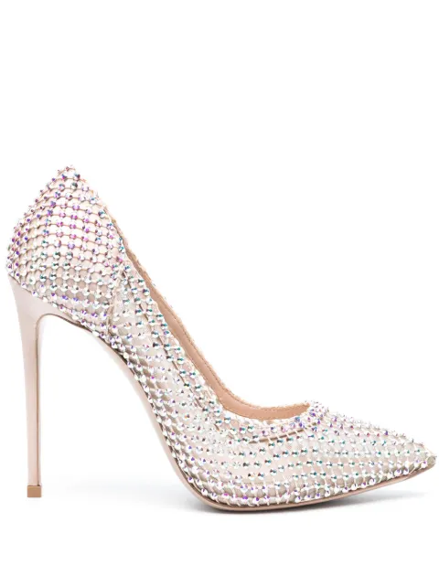 Le Silla Gilda 120mm rhinestone-embellished pumps Neutrals 2144B100R1PPSAS