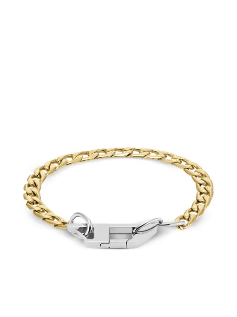 Diesel Dx1437 logo-buckle bracelet Gold DX143700DJW