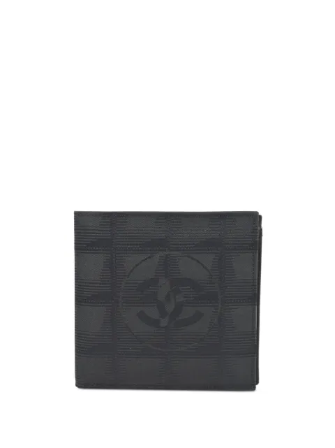 CHANEL Pre-Owned 2000 Travel Line Choco Bar wallet Black 6570562
