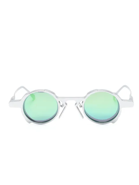 Henrik Vibskov Bronson round-frame sunglasses Silver SS24STUDA904