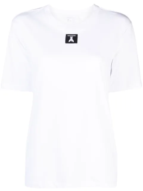 Patrizia Pepe logo-patch cotton T-shirt White 8M1612J089