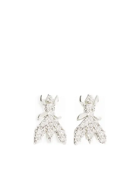 Patrizia Pepe rhinestone-embellished brass earrings Silver 8J1057M009J3AG