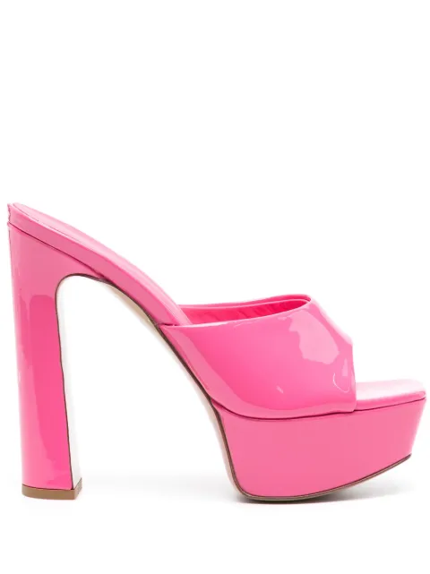 Le Silla Resort 140mm patent-leather sandals Pink 9377Z100R1PPKAB