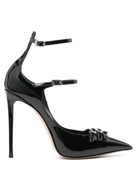 Le Silla Morgana 120mm leather pumps Black 2004B100RCPPKAB
