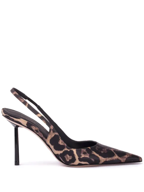 Le Silla Bella 80mm slingback pumps Brown 4233B080LBPPSAT