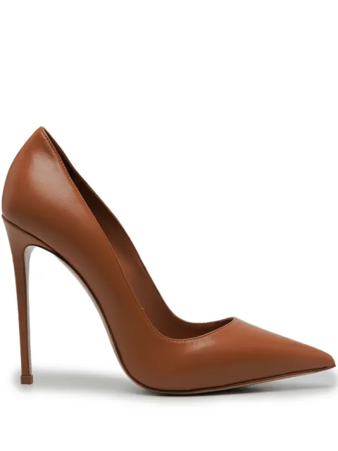 Le Silla Eva 120mm leather pumps Brown 2101M100R1PPNEM