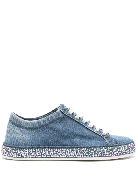 Le Silla Andrea crystal-embellished sneakers Blue 1617Z020M1PPGIR