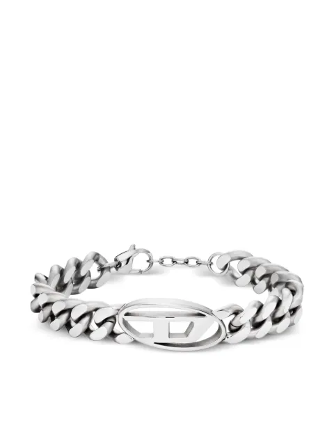 Diesel Dx1432 logo-plaque bracelet Silver DX143200DJW