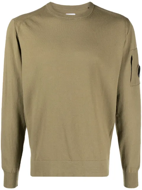 C.P. Company Lens-detail sweatshirt Brown 15CMKN072A005528A
