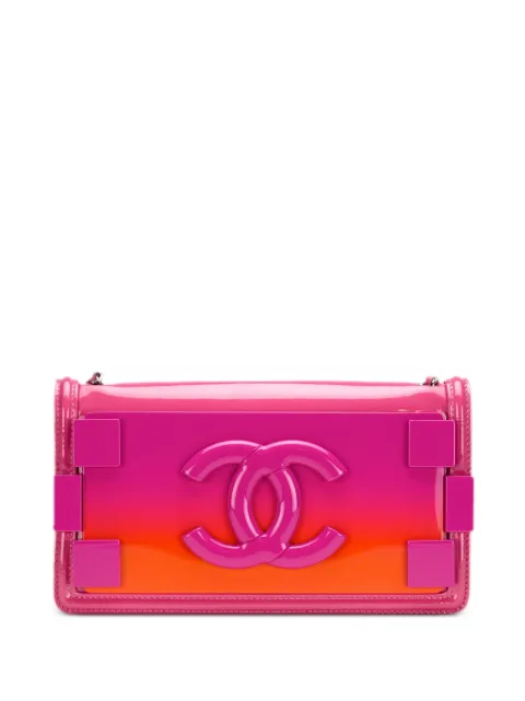CHANEL Pre-Owned 2014 Boy Brick Lego shoulder bag Pink CHANELHOTPINKPATENT