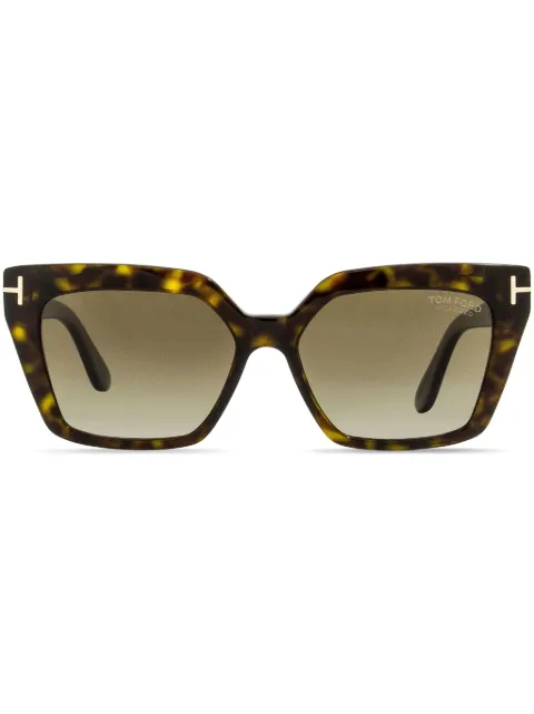 TOM FORD Eyewear Winona cat-eye frame sunglasses Brown TF1030