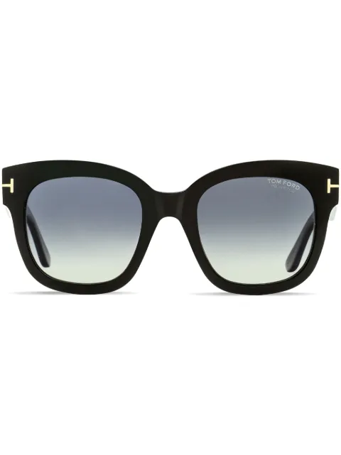 TOM FORD Eyewear Beatrix-02 square-frame sunglasses Black TF613
