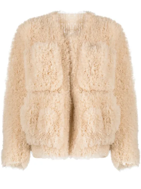 ACT Nº1 ruffled jacket Neutrals FWJ2313